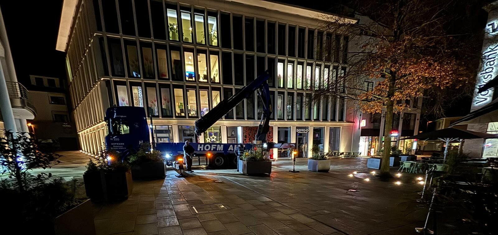 Projektlogistik – Blumenkübel für Libori und Weihnachtsmarkt